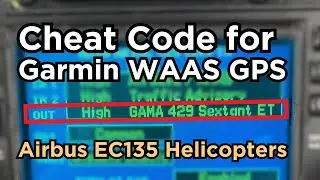 GPS WAAS Installation Configuration | Garmin GNS 430 | Cheat code | Airbus EC135 Helicopter
