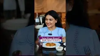 Kaise khaye biryani? Haath, fork ya spoon? #imageconsultant #etiquetteexpert #biryani #dining