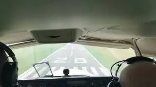Cessna 310 landing