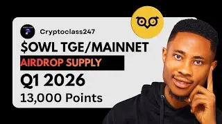 How to qualify for $OWL Airdrop, Snapshot and TGE Update.