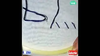 Diagonal basting stitch.#shorts