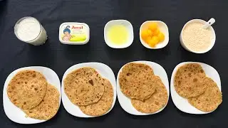 ASMR | Aloo Paratha, Ghee, Butter, Raita, Lassi & Rasgulla Treat! #mukbangwithsky #ASMR