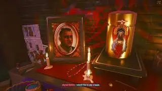 Jacky's memorial at Mama Wells's bar. Cyberpunk 2077