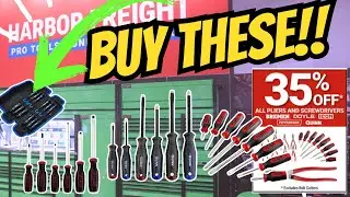Купите эти ОТВЕРТКИ и ПЛОСКОГУБЦЫ на распродаже на парковке Harbor Freight 🛠 со скидкой 35% (с 6 ...