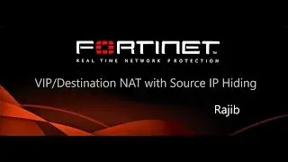 VIP/Destination NAT With Source IP Hiding