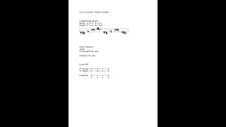 Up on the roof-fingerpicking, strum parts bar chords, end riff details