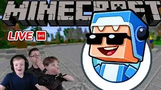 BEST BIRTHDAY EVER! 09SHARKBOY VISITS OUR LIVE STREAM RH GAME ON & DONATES TO T1 DIABETES Minecraft