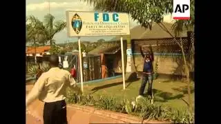 Announcement of Museveni's victory, street celebrations, opposition clashes