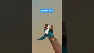 BLUE GEM PATTERNS ON DIFFERENT KNIVES #shorts
