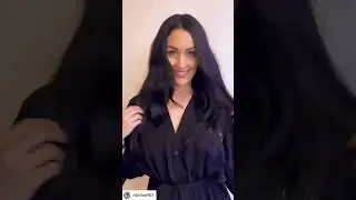 Nikki Bella's Hair Transformation ❤️😍 #nikkibella #youtubeshorts #shorts