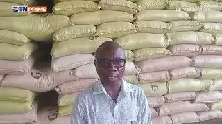 Grain Marketing Board Operations Director Patrick Muzvimbiri speaks on grain swap facility.