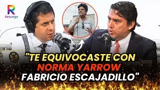 🔥FUERTE! ABOGADO ENCARA A ESCAJADILLO EN DEFENSA DE NORMA YARROW Y LO LLAMA &iquest;FAN&Aacute;TICO RELIGIOSO?