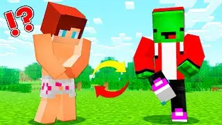 JJ and Mikey Clothing Swap Challenge - Minecraft Maizen