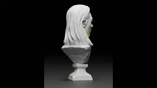 3d printing Decorative Female Bust #3Dprinting #FemaleBust #3Dmodeling #HomeDecor #crealitycloud