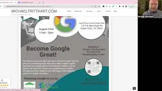 8.23.23 Cedar Park TX. Integrity Land Title is hosting the powerful workshop Become Google Great!!
