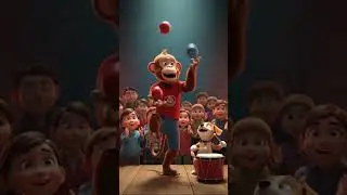 🐒 &ldquo;Poor Monkey Helps a Hungry Puppy | Heart Touching Animal Story&rdquo;
