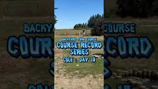 Cole | Day 15 |#diy #backyard #golfaddict #golfer #golflife #courserecord #golf