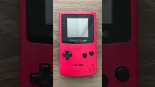 1998 Game Boy Color in Berry Pink #VideoGames #RetroGames #Retrogaming #90sKid #Nostalgia