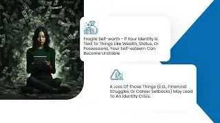 Are you tying your self-worth to material possessions or external achievements? 