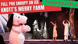 POV Full Snoopy's Night Before Christmas Snoopy on Ice FULL POV Knott's Merry Farm 2025