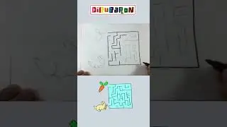 How to draw a labyrinth step by step | Easy drawing | Quick draw