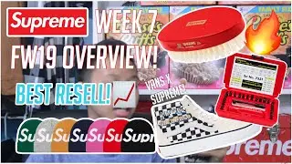 SUPREME WEEK 7 FW19 BEST RESELL! (Make the Most Profit!) Vans COLLAB!!