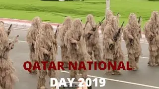 MILITARY PARADE AT CORNICHE||Qatar National Day 2019