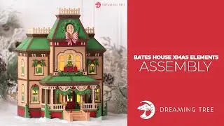 SVG File - Bates House Christmas Elements - Assembly Tutorial (For Cricut, Silhouette, and ScanNCut)