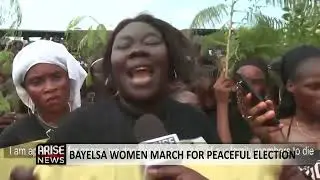 BAYELSA WOMEN MARCH FOR PEACEFUL ELECTION