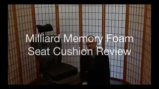 Milliard Memory Foam Seat Cushion Review (on Aeron)