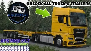 Universal truck simulator apk mod V 1.7 Unlimited Money For Android | Unlock All truck & trailers |