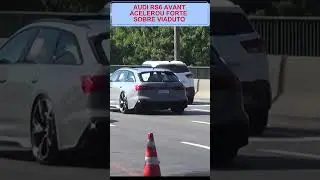 * AUDI RS6 AVANT ACELEROU FORTE SOBRE VIADUTO EM S&Atilde;O PAULO #gugatv #audirs6avant