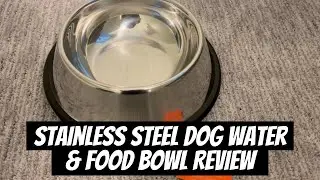 Are These The BEST Stainless Steel Dog Bowls? (Stainless Steel Non-Skid Pet Bowls Review)