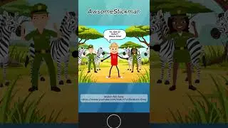 Safari Savanna Sabotage #stickmancomedy #animation #hiphopdance
