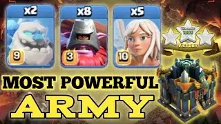 Th17 Thrower + Ice Golem Attack Strategy | Th17 Attack Strategy | Clash of Clans | coc gal