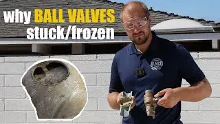 How working ball valve and why it's stuck