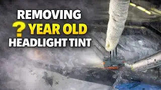 How to remove very old headlight tint 