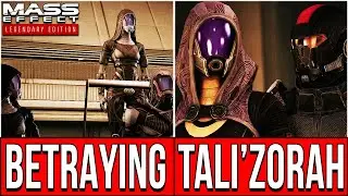 What happens if you BETRAY Tali in Mass Effect 2? (Giving Admirals the Evidence)