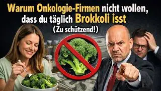 Krebs-Medikamenten-Industrie &Auml;NGSTLICH:Brokkoli hat Sulforaphan + Vitamin C (Doppelte Verteidigung!)