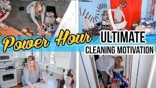 POWER HOUR! | ULTIMATE CLEANING MOTIVATION 2020 | TIME LAPSE CLEANING
