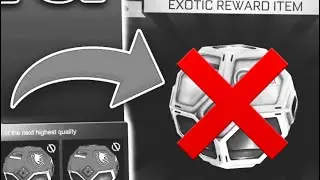 R.I.P Exotic Drops in Rocket League...