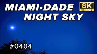 8K Timelapse of the Night Sky and Moon over Miami, Fl (Sony A7R4 & G-Master 16-35mm)