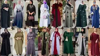عبايات العيد2025🌠🤎أروع تشكيله عبايات سوداء وألواان خروج 2025🌸💯 موديلات حجابات ربيعيه صيفيه للعيد2025