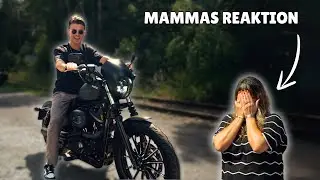 KÖPER MOTORCYKEL OCH ÖVERRASKAR MAMMA *inte glad...*