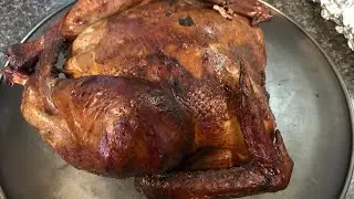 Spatchcock a smoked Turkey and twice smoke a spiral ham