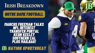 IB Nation Sportsbeat: Marcus Freeman Talks NFL Interest, Transfer Portal, USC And More