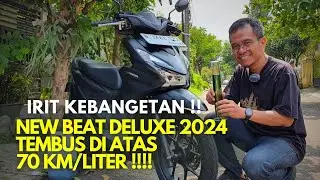 REVIEW : IRIT KEBANGETAN ‼️ HONDA BEAT DELUXE 2024 TEMBUS DIATAS 70 KM/L PERTALITE  😱😱  |  #tmcblog