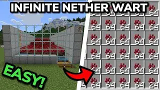 EASY 1.21 NETHER WART FARM TUTORIAL for Minecraft Bedrock and Java
