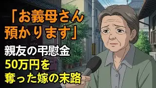 「お義母さん、預かります」親友の弔慰金50万円を奪った嫁の末路
