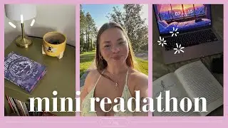 mini readathon | new releases, banana coffee, 8 hours of reading
